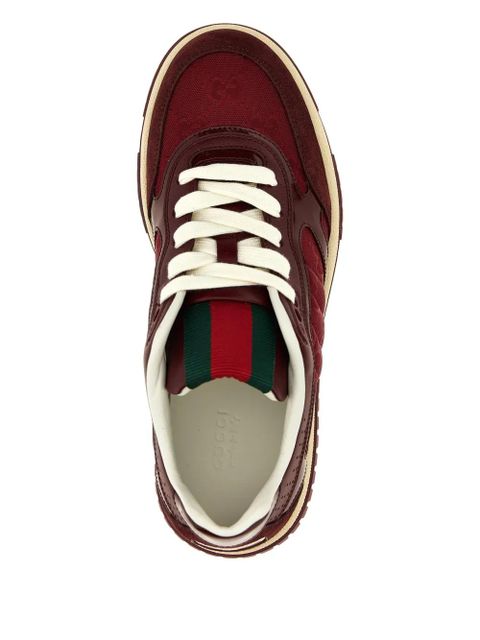 Gucci leather sneakers - Red - zdjęcie produktu nr 2