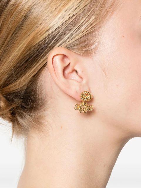 TOTEME Rope knot earrings - Gold - zdjęcie produktu nr 2