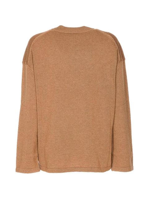 Max Mara ribbed crew-neck sweater - Brown - zdjęcie produktu nr 2