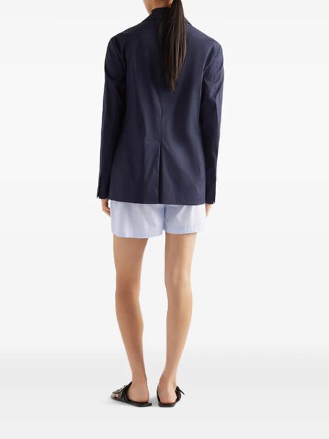 Prada poplin blazer - F0008 BLUE