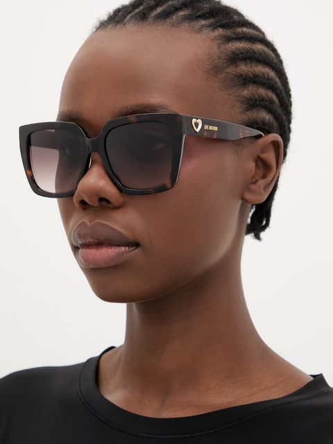 Love Moschino okulary przeciwsłoneczne kwadratowe damskie - zdjęcie produktu nr 2