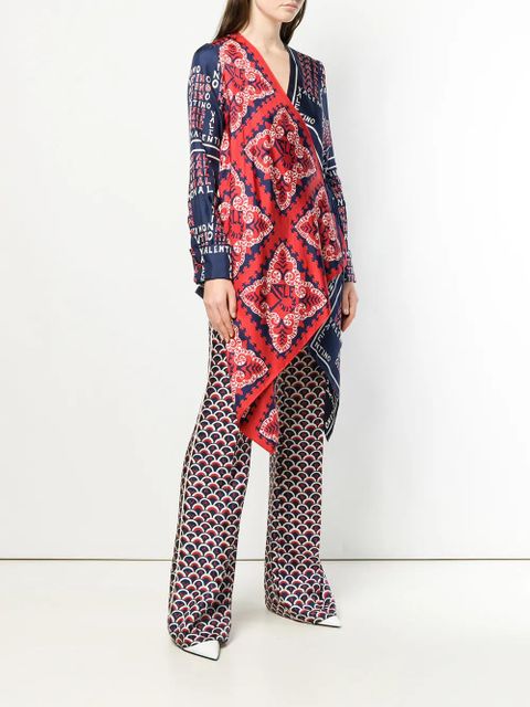 Valentino Garavani Mini Bandana and Puzzle shirt - Blue