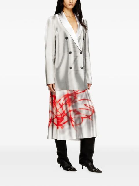 Diesel G-Avina shawl collar double-breasted jacket - Grey - zdjęcie produktu nr 2