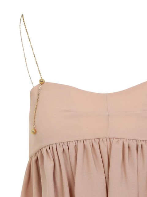 Chloé chain ruffled top - Neutrals - zdjęcie produktu nr 2