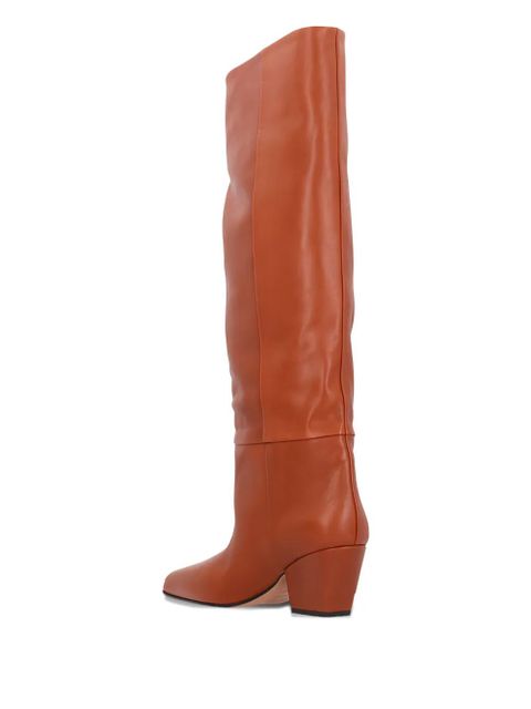Paris Texas 60mm Jane leather knee-high boots - Brown
