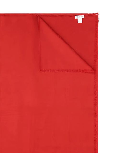 Max Mara fringed scarf - Red - zdjęcie produktu nr 2