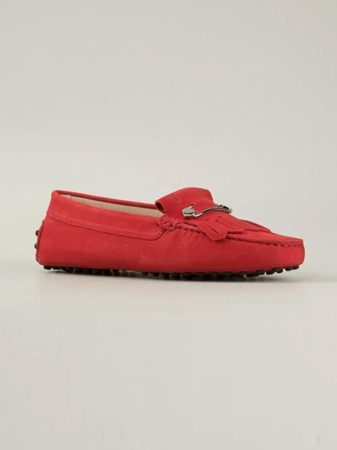 Tod's safety pin driving shoes - Red - zdjęcie produktu nr 2
