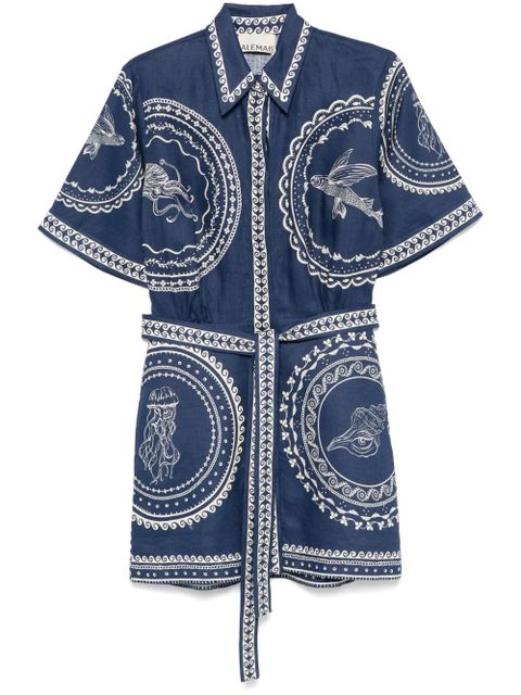 ALEMAIS Oceane mini dress - Blue - zdjęcie produktu nr 1