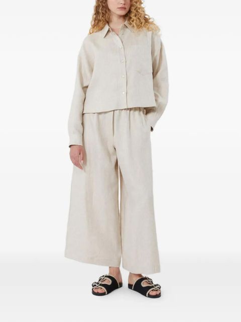 Weekend Max Mara pocket-detail linen shirt - Neutrals - zdjęcie produktu nr 2