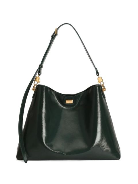 Dolce & Gabbana large Vittoria calfskin shoulder bag - Green - zdjęcie produktu nr 1