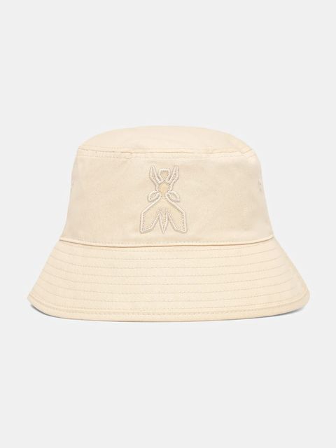 Patrizia Pepe kapelusz bawełniany kolor beżowy 8F0106 AB01