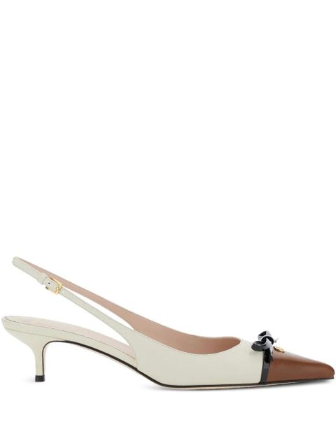 Valentino Garavani 45mm Bepointy slingback pumps - White - zdjęcie produktu nr 1