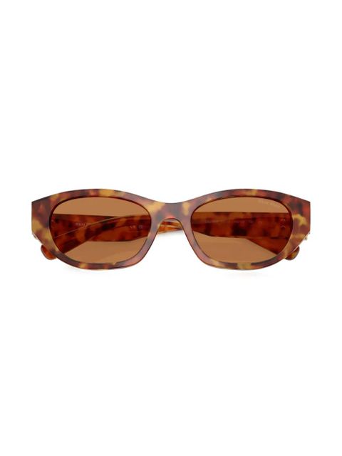 Miu Miu Eyewear tortoiseshell sunglasses - Brown