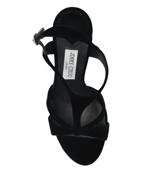 Jimmy Choo 135mm Kesia t-strap platform heel sandals - Black