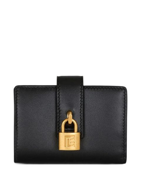 Balmain padlock leather wallet - Black - zdjęcie produktu nr 1