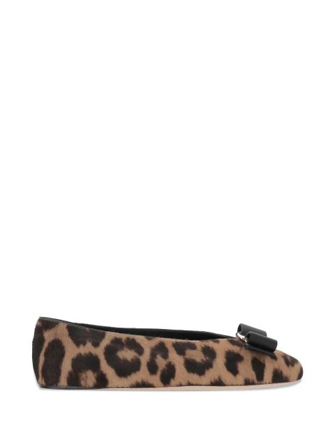 Ferragamo Vara ballet flats - Brown