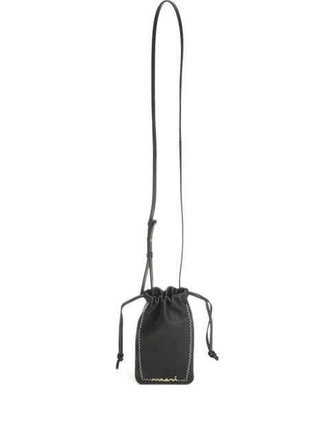 Marni drawstring mini bag - Black - zdjęcie produktu nr 1