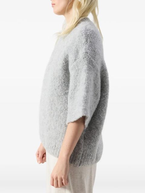 American Vintage Zolly short-sleeves sweater - Grey