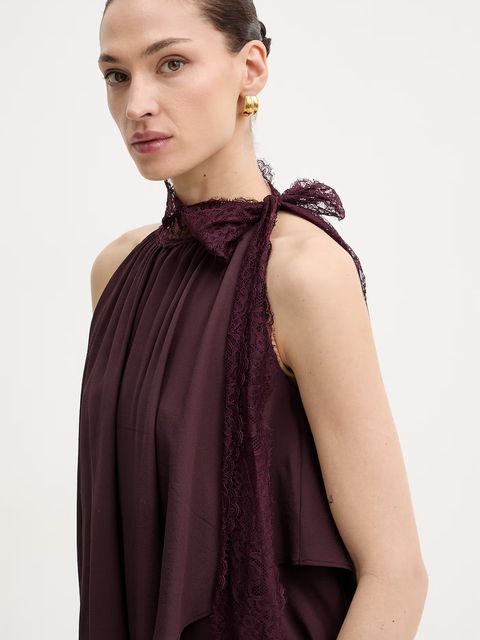 Pinko sukienka z dodatkiem jedwabiu