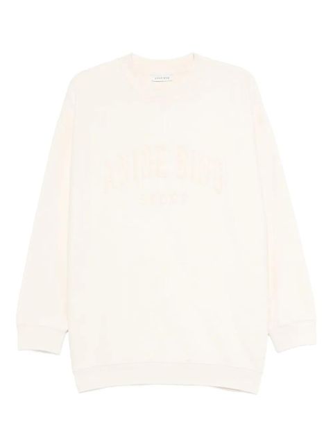 ANINE BING embroidered-logo sweatshirt - Neutrals - zdjęcie produktu nr 1