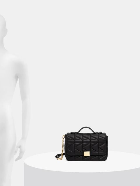 Karl Lagerfeld torebka K/KUILT kolor czarny A1W30357