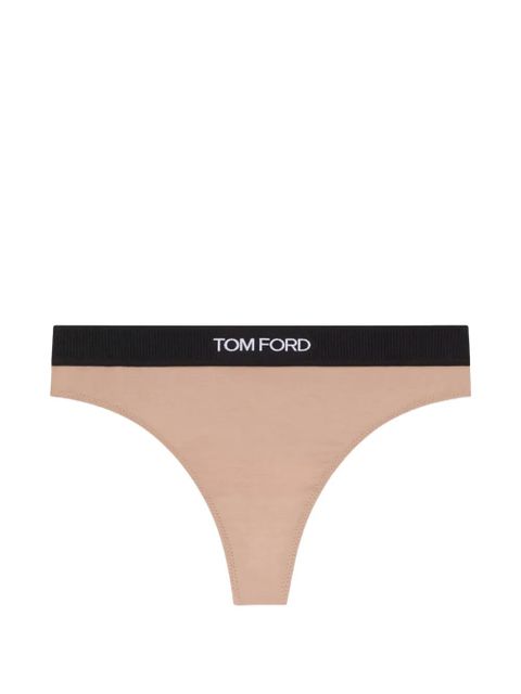 TOM FORD logo-print thong - Pink - zdjęcie produktu nr 1