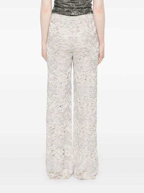 Missoni sequinned flared trousers - Neutrals - zdjęcie produktu nr 2