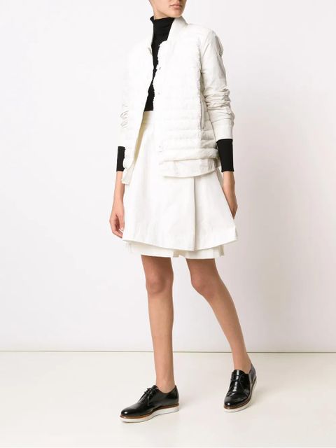 Moncler layered A-line skirt - White - zdjęcie produktu nr 2
