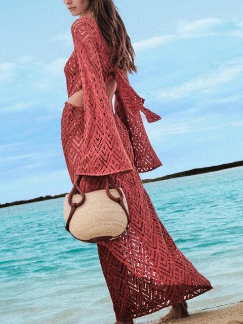 Johanna Ortiz Under The Sea embroidered midi dress