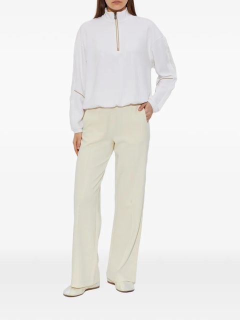 BOGNER Floria zip trim sweatshirt - White - zdjęcie produktu nr 2