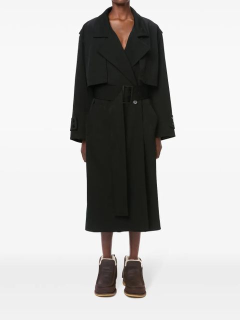 JW Anderson virgin-wool trench coat - Black