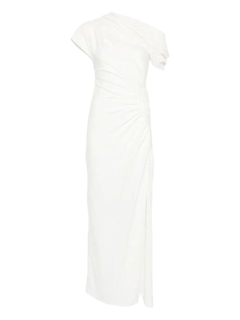 Simkhai Kally draped asymmetric-shoulder maxi dress - White - zdjęcie produktu nr 1