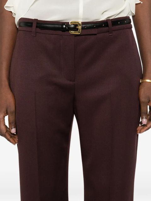 Alexander McQueen concealed-fastening tailored trousers