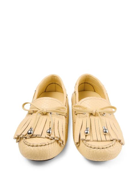 Jimmy Choo Manon tassel-detail loafers - Yellow