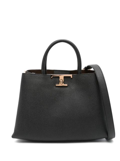 Tod's T Timeless leather tote bag - Black - zdjęcie produktu nr 1