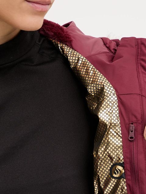 Columbia kurtka narciarska Bird Mountain kolor bordowy 2085641