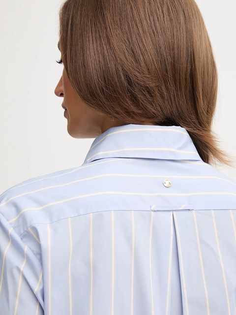 Pedro del Hierro koszula damska kolor niebieski regular z kołnierzykiem klasycznym 6632938