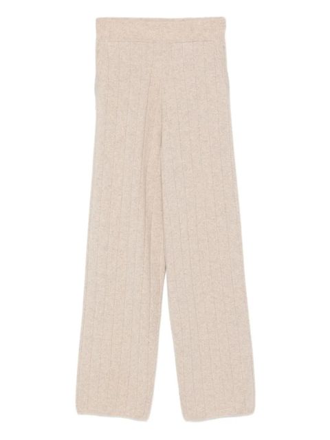 Max Mara ribbed cashmere trousers - Neutrals - zdjęcie produktu nr 1