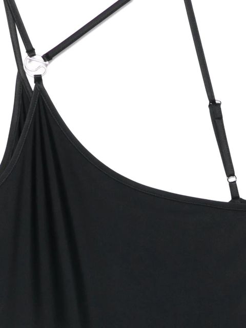 Coperni logo-appliqué swimsuit - Black