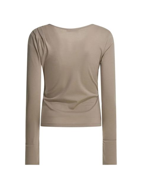 Max Mara V-neck wrap sweater - Neutrals - zdjęcie produktu nr 2