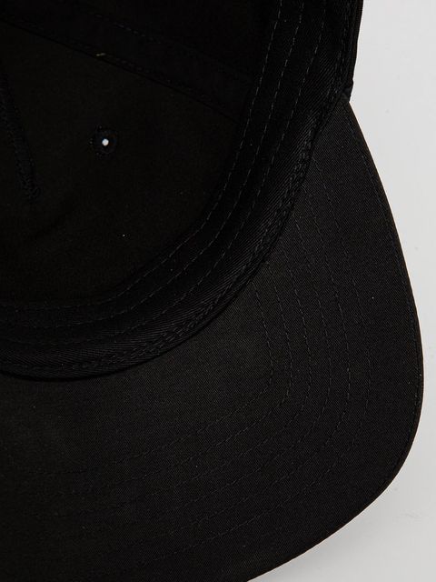 Karl Lagerfeld Jeans czapka z daszkiem kolor czarny z nadrukiem A2W33026 - zdjęcie produktu nr 2