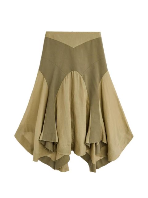 OUR LEGACY Petti asymmetric skirt - Green - zdjęcie produktu nr 1