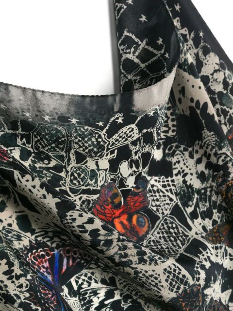 Zadig&Voltaire Blondie 70 organic-silk scarf - Blue - zdjęcie produktu nr 2