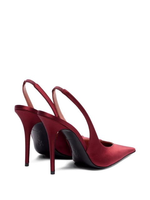 Amina Muaddi 105mm Anok sling-back pointed-toe pumps - Red - zdjęcie produktu nr 2