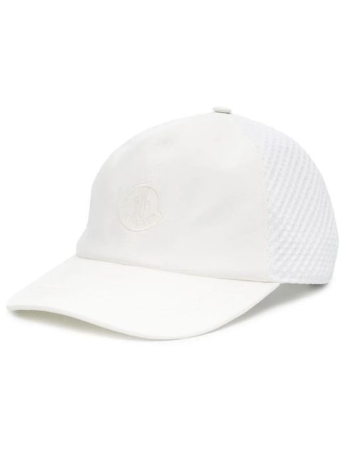 Moncler logo-embroidered baseball cap - White - zdjęcie produktu nr 1