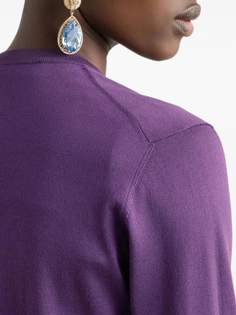 Dolce & Gabbana silk cardigan - Purple - zdjęcie produktu nr 2