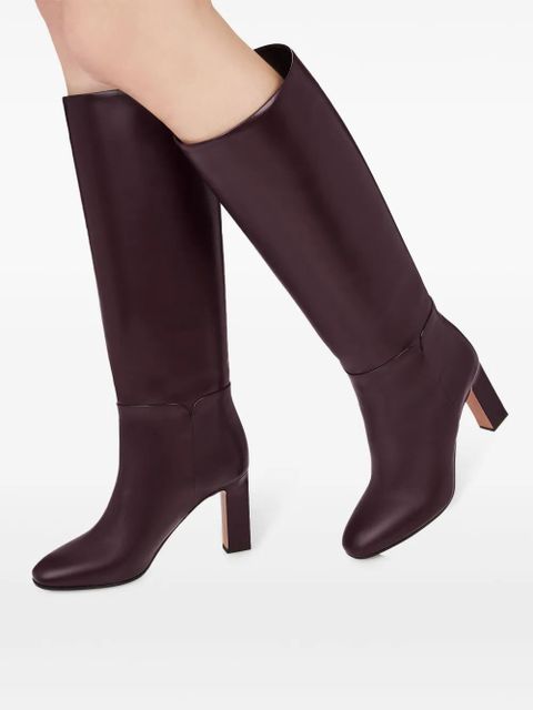 Aquazzura 85mm Sellier boots - Purple