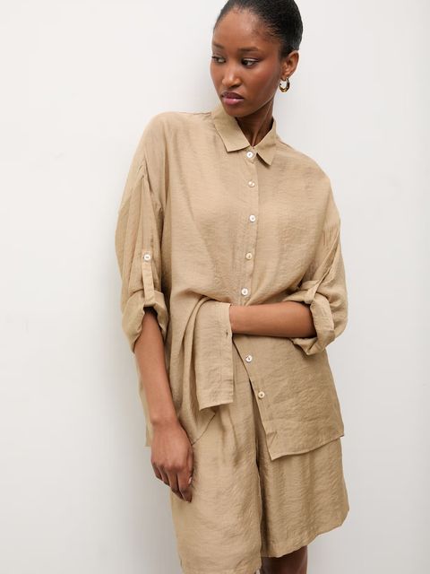 Answear.LAB koszula z domieszką jedwabiu - zdjęcie produktu nr 2