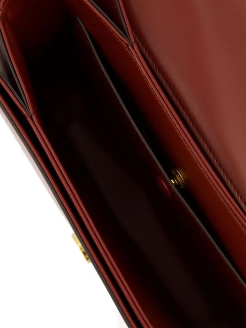 Valentino Garavani mini 9to5 VLogo-closure shoulder bag - Brown