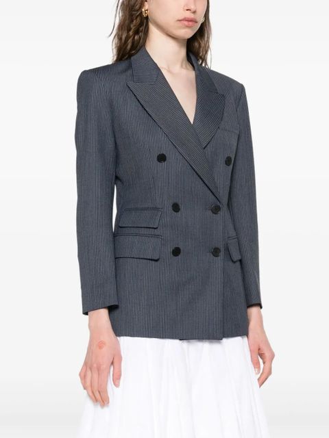 SANDRO striped blazer - Blue